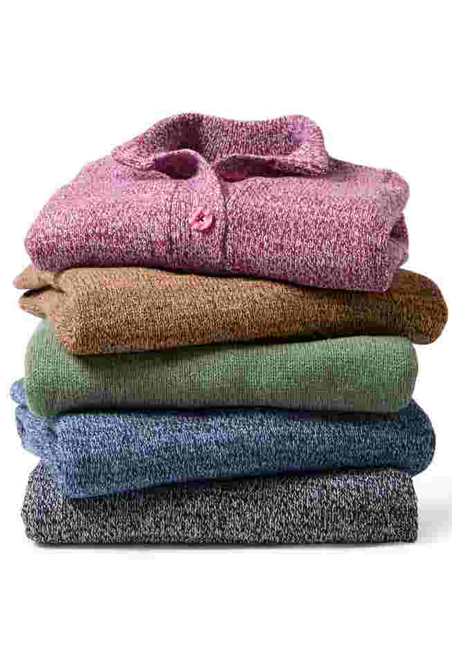 Marled Sweater Jacket image number 3