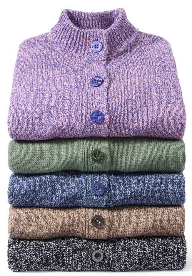 Marled Jacket Duster Sweater image number 2