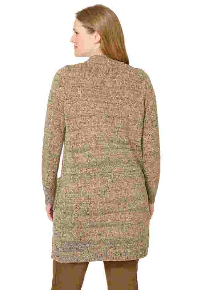 Marled Sweater Jacket image number 1
