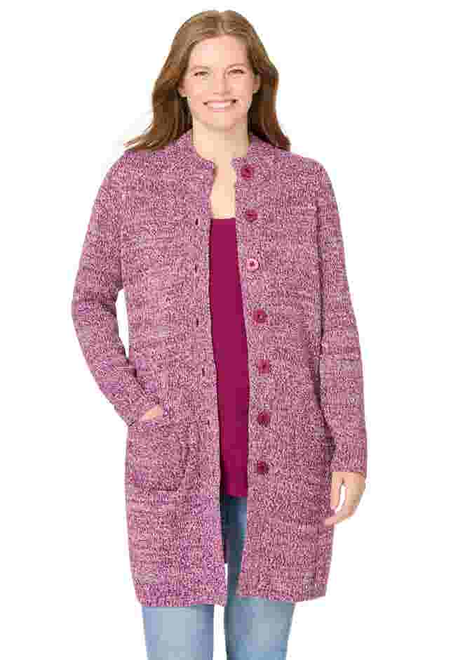 Marled Sweater Jacket image number 0