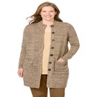Marled Sweater Jacket image number null
