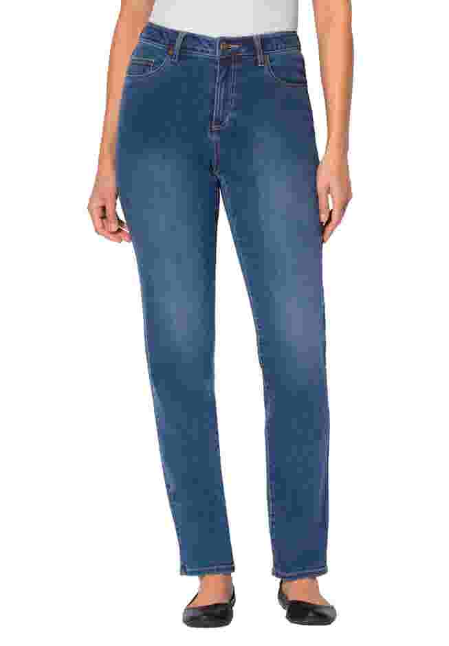 Comfort Stretch Straight-Leg Denim Jean image number 0