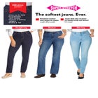 Straight-Leg Stretch Comfort Denim Five-Pocket Jeans image number null