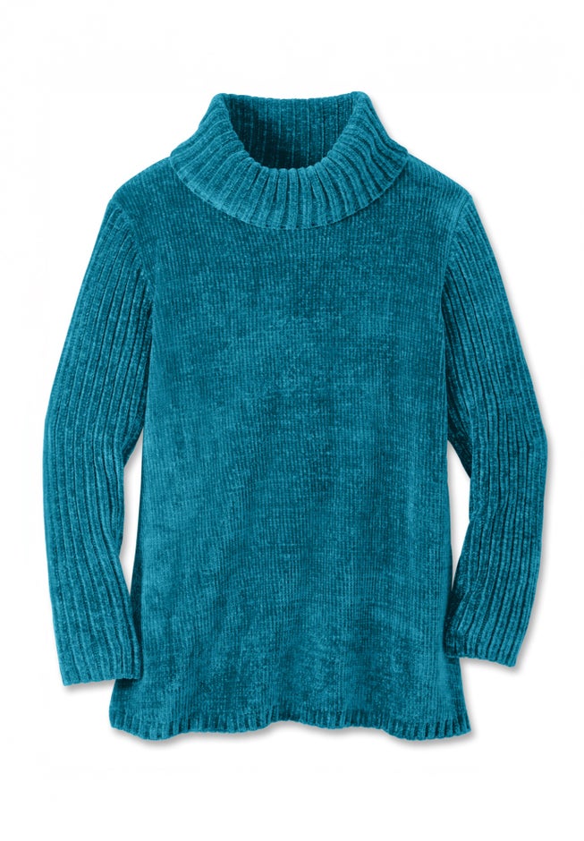 Chenille Cowlneck Sweater image number 1
