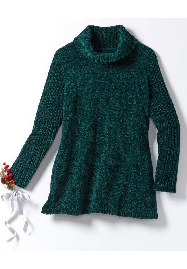 Chenille Cowlneck Sweater image number 1
