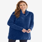 Chenille Cowlneck Sweater image number null