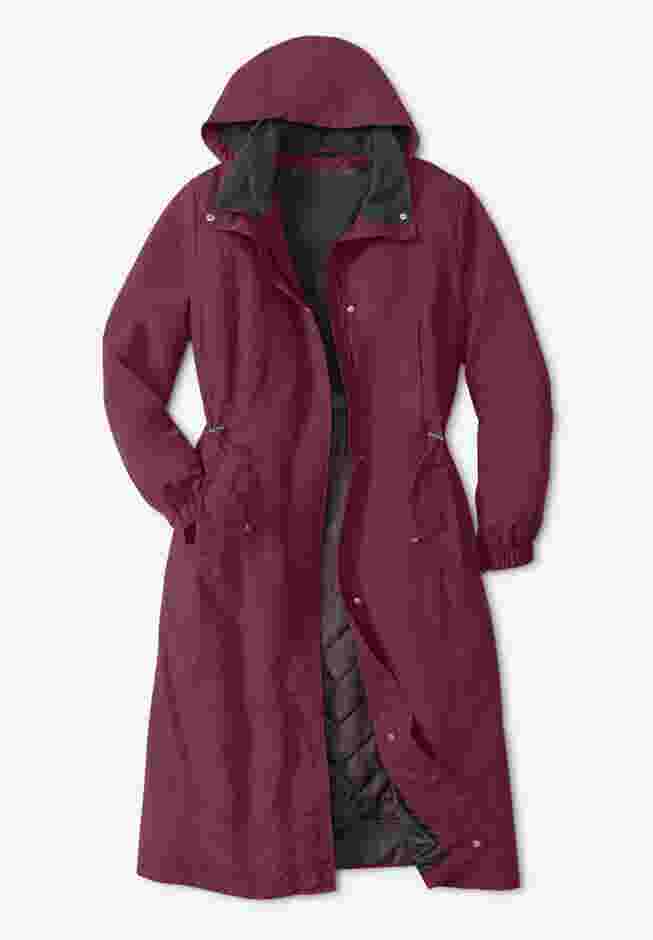 Long Hooded Taslon® Jacket image number 1