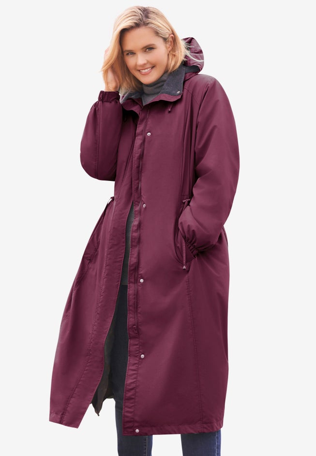Long Hooded Taslon® Jacket image number 0