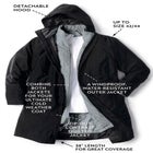 3-in-1 Hooded Taslon&reg; Jacket image number 1