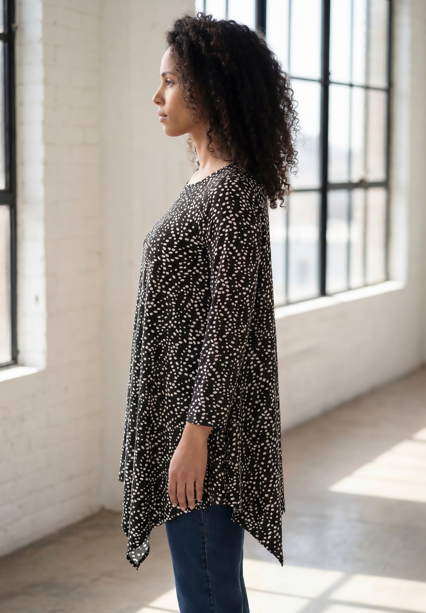 Plus Size Ultimate Handkerchief Hem Tunic image number 2