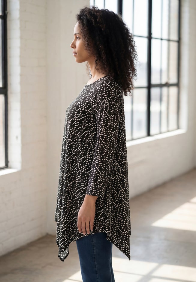 Plus Size Ultimate Handkerchief Hem Tunic image number 2