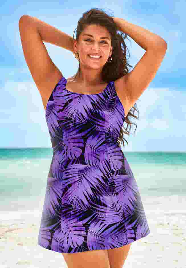 Chlorine Resistant Tank Swimdress image number 0