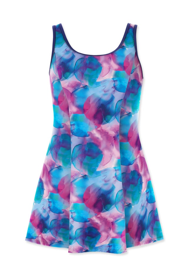 Chlorine Resistant Tank Swimdress image number 3