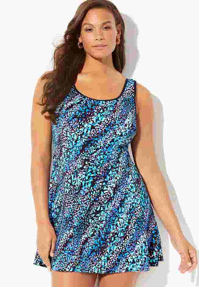 Chlorine Resistant Tank Swimdress image number 0