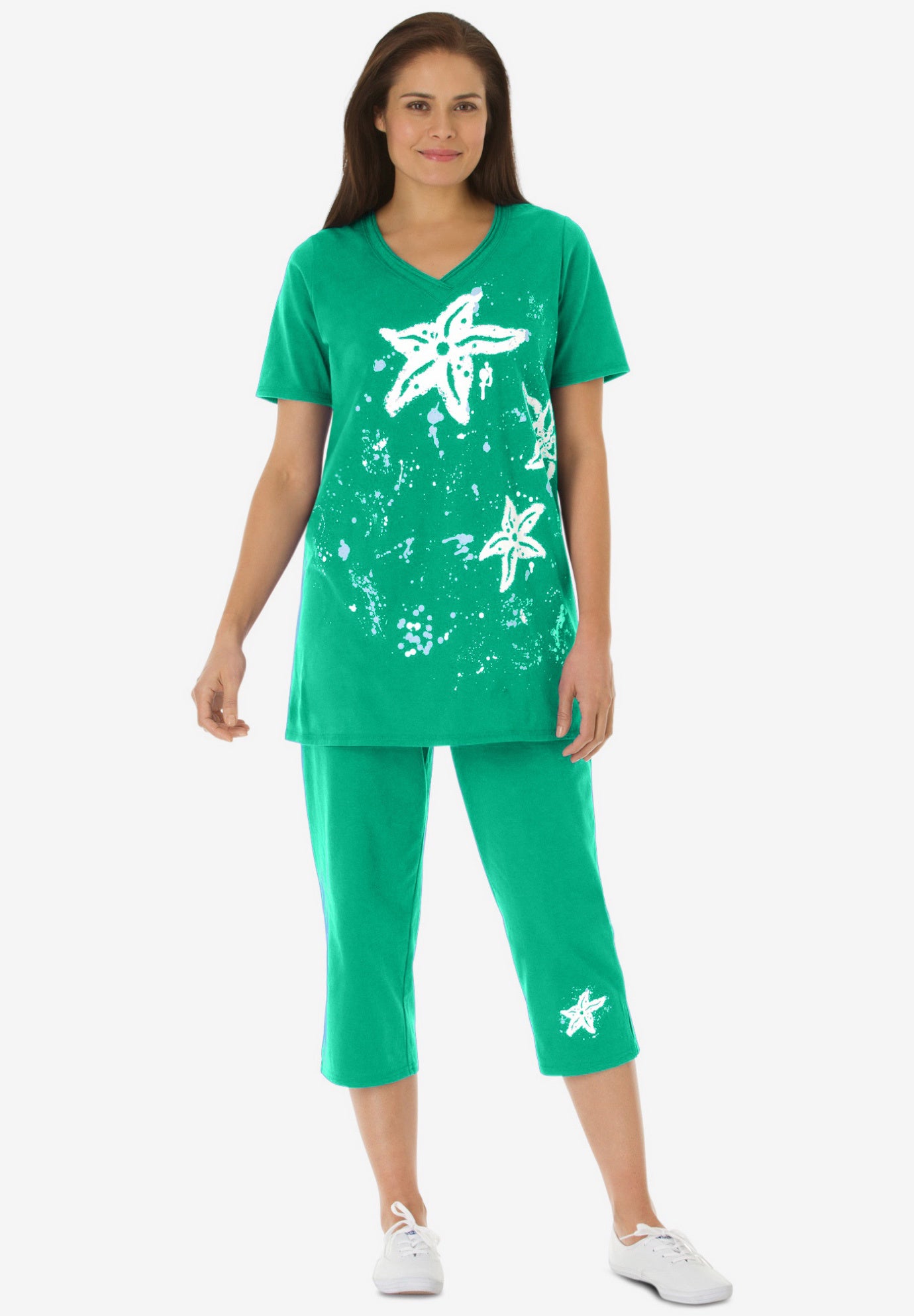 Starfish Tee and Capri Set image number 0