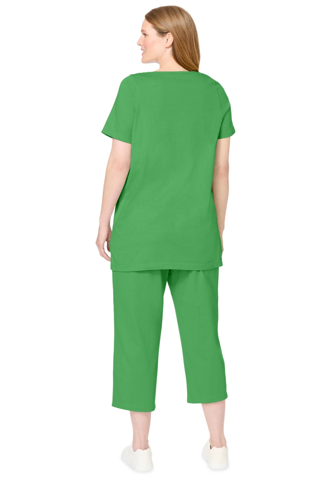 Printed Tunic and Capri Set image number 1