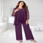 3 Piece Cascade Pant Set image number null