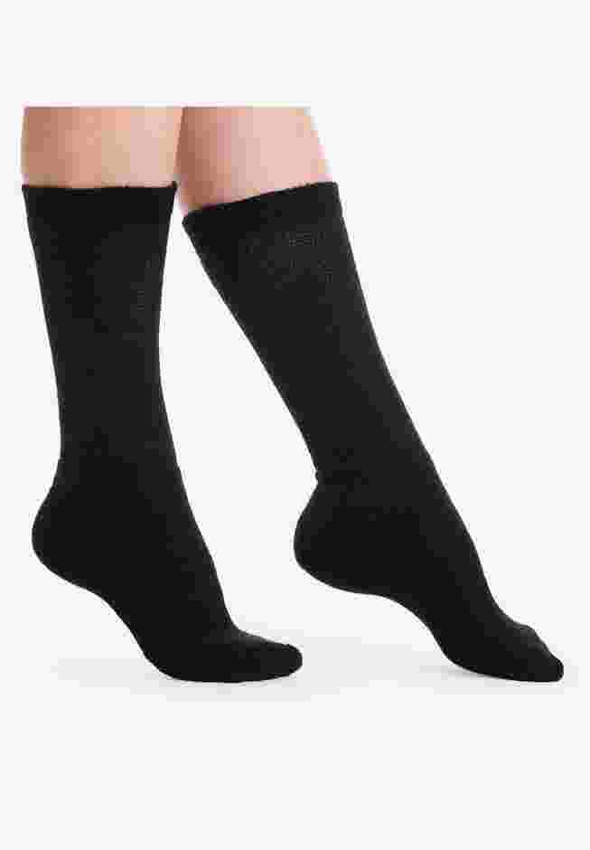 Diabetic Ultra Plush Crew Socks 3-Pack image number 4