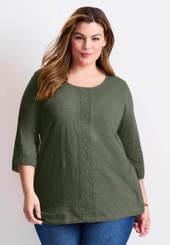 Crochet Trim Tunic