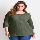 Crochet Trim Tunic image number 0