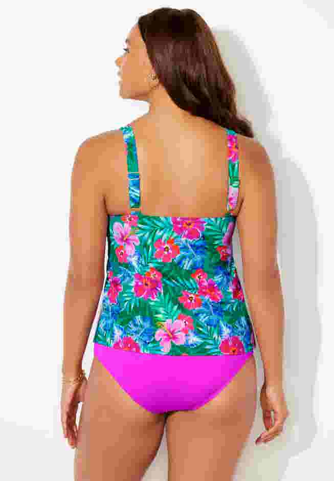 Flared Tankini Top image number 1