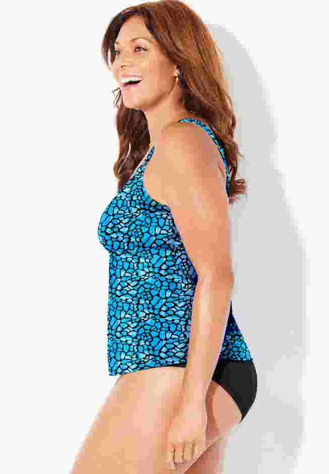 Flared Tankini Top image number 2