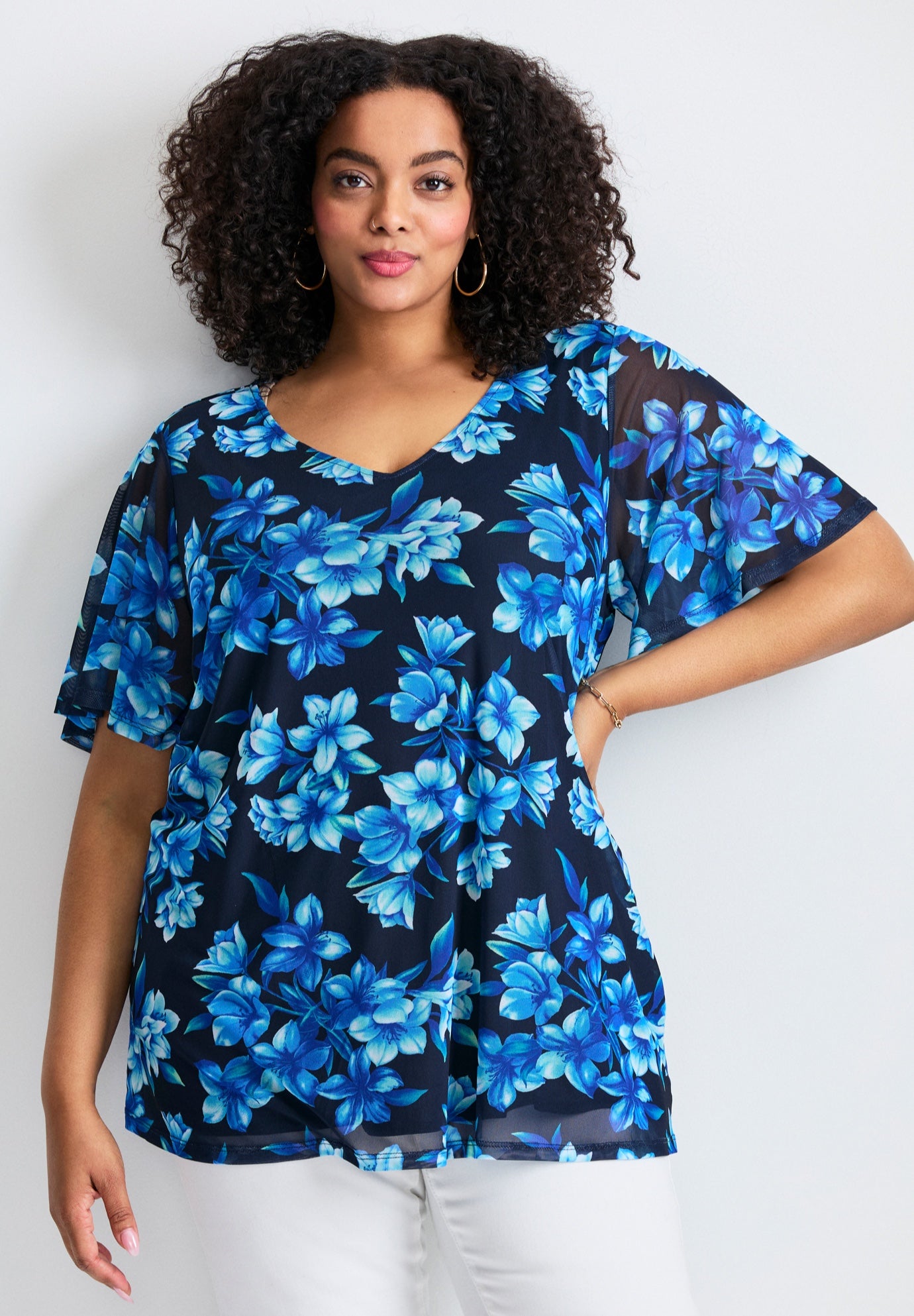 Mesh Swing Tunic image number 0