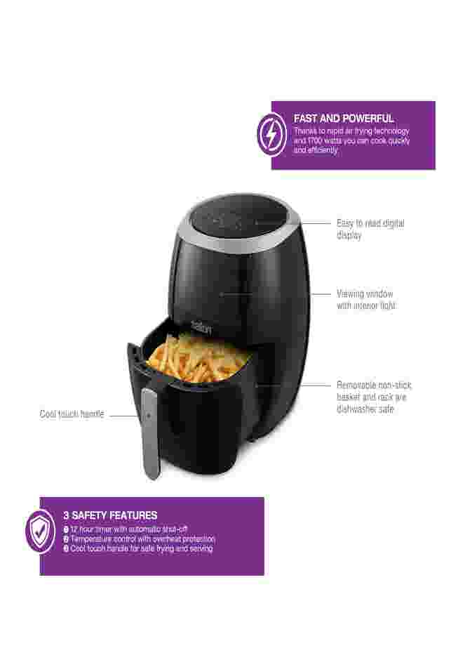 Salton® XL Digital Air Fryer with Viewing Window image number 9