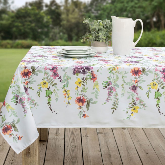 60" x 104" Floral Cascade Table Linen image number 0