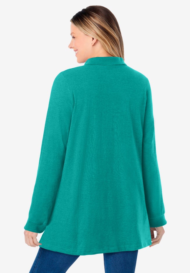 Long-Sleeve Polo Shirt image number 2