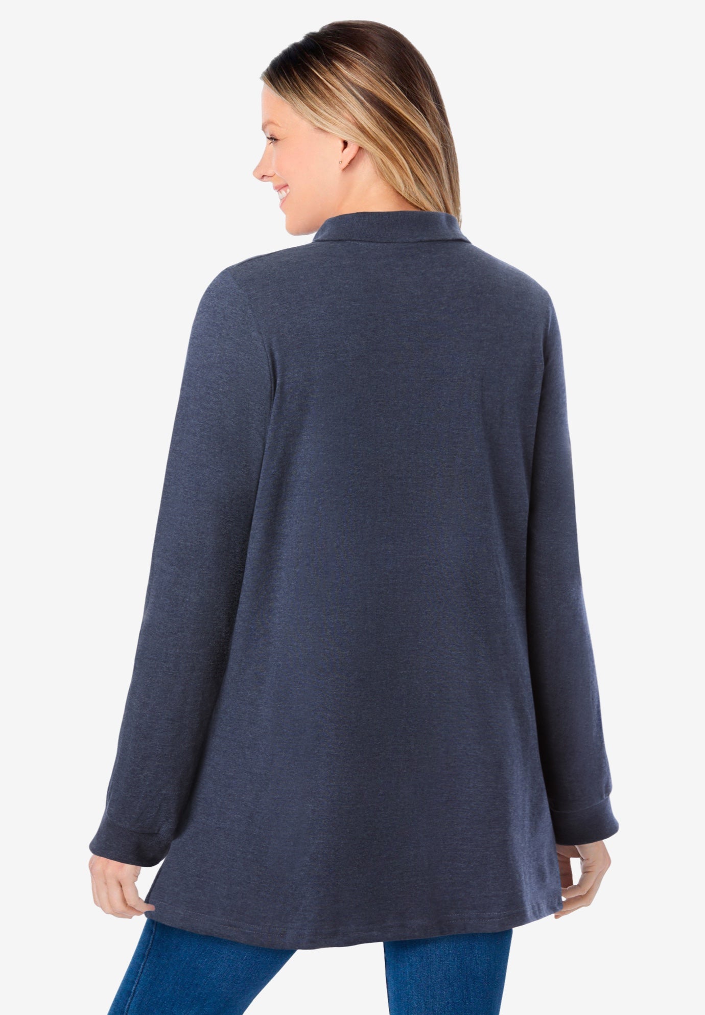 Long-Sleeve Polo Shirt image number 1