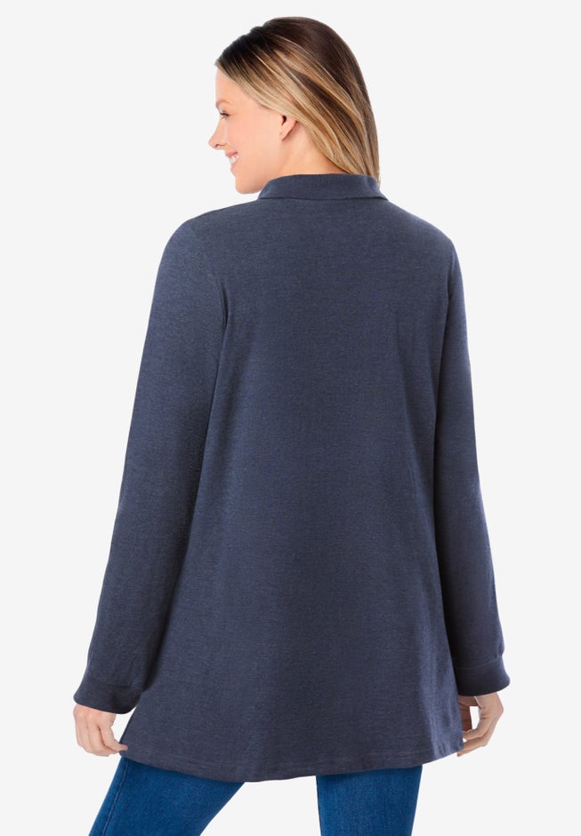 Long-Sleeve Polo Shirt image number 1