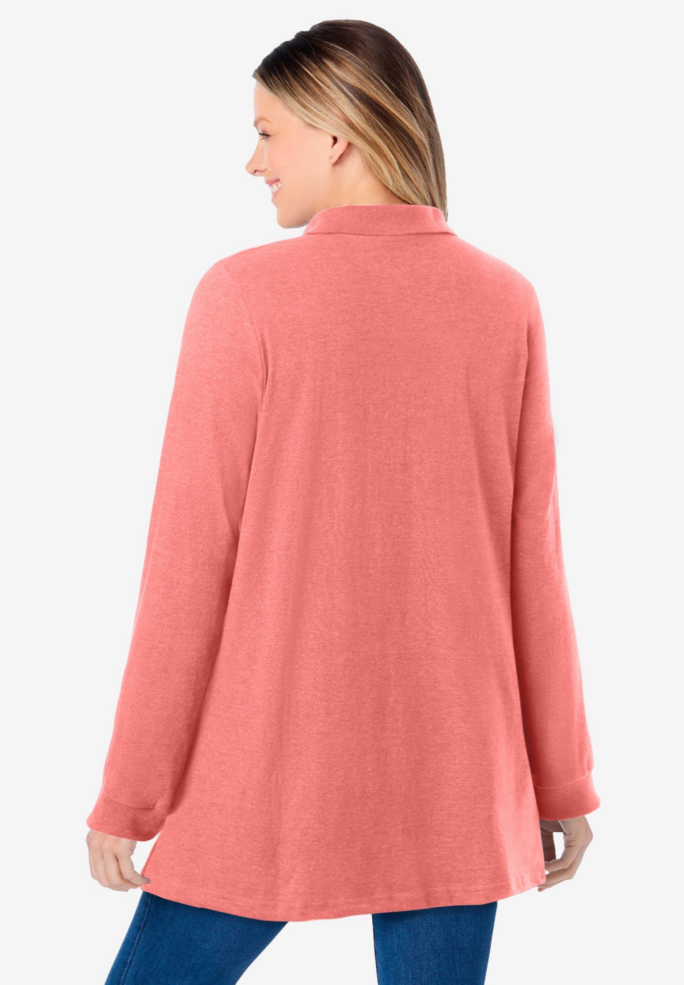 Long-Sleeve Polo Shirt image number 1