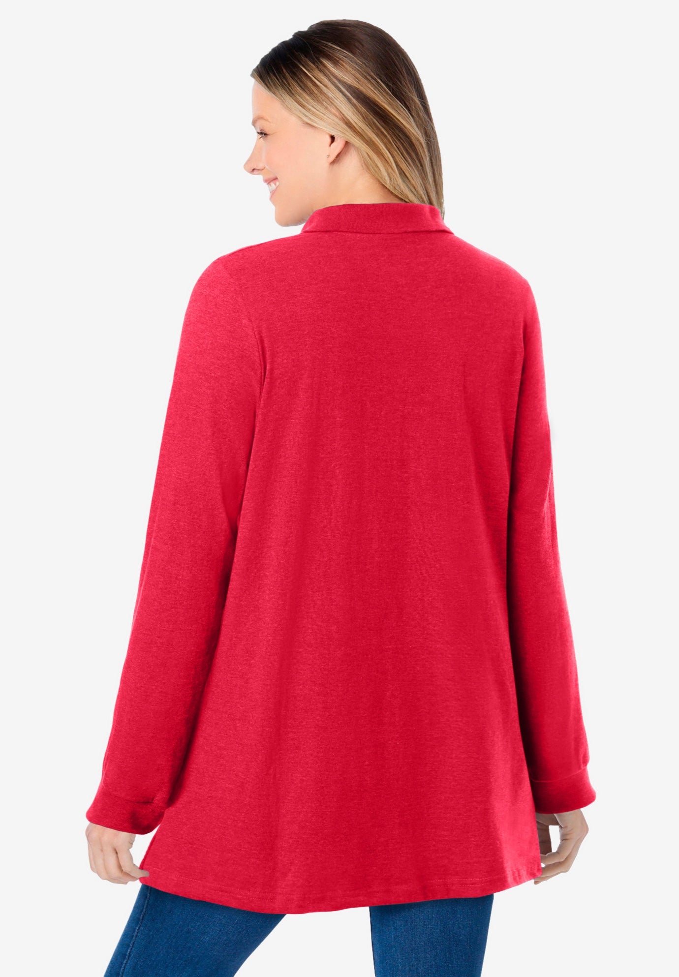 Long-Sleeve Polo Shirt image number 1