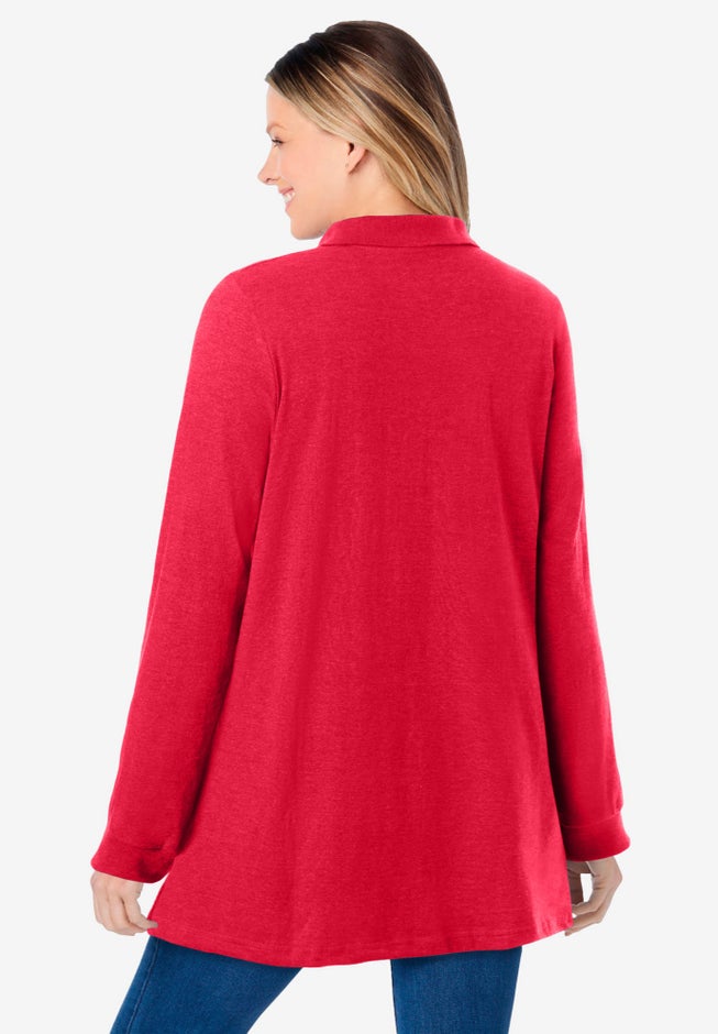 Long-Sleeve Polo Shirt image number 1