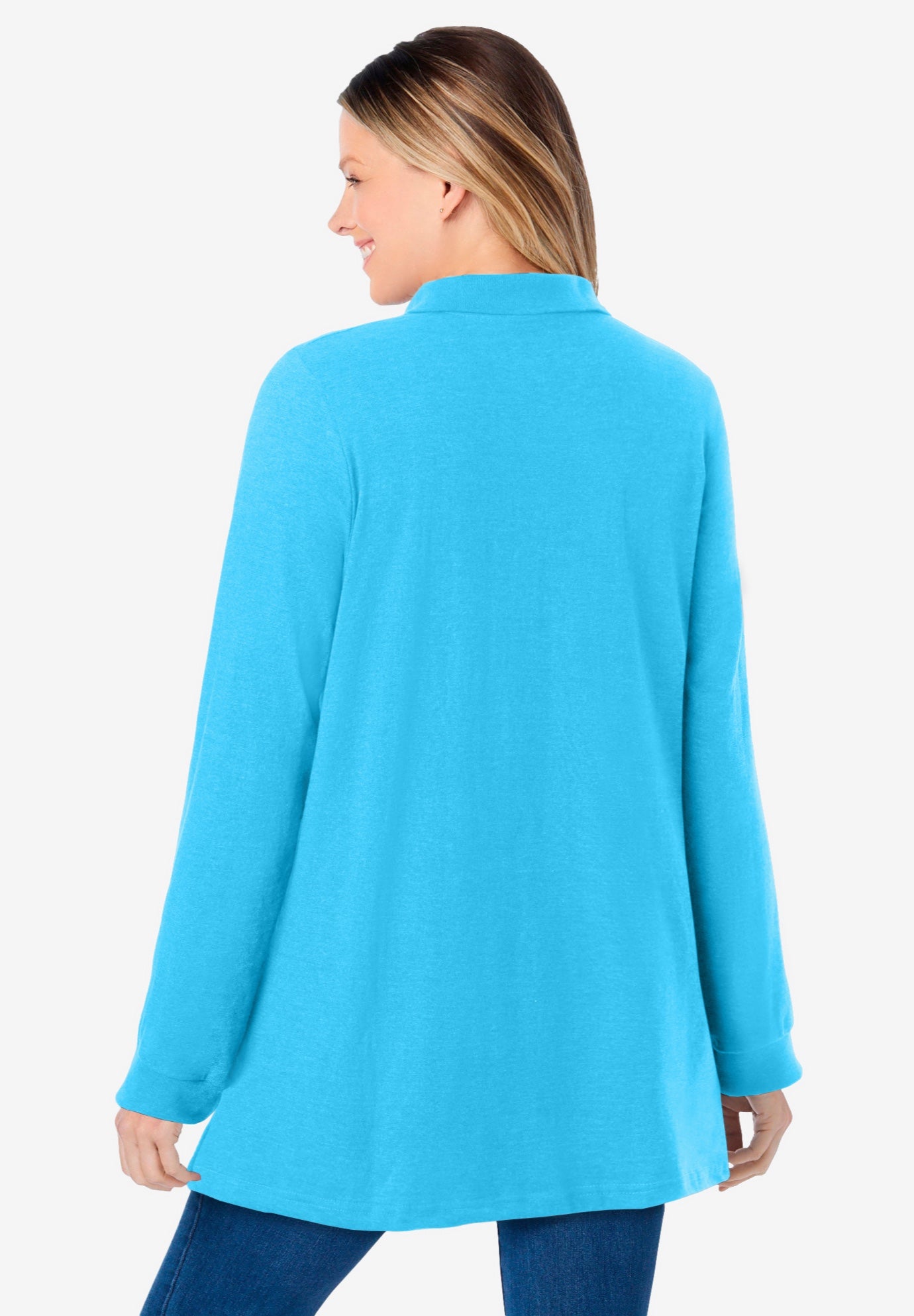 Long-Sleeve Polo Shirt image number 1