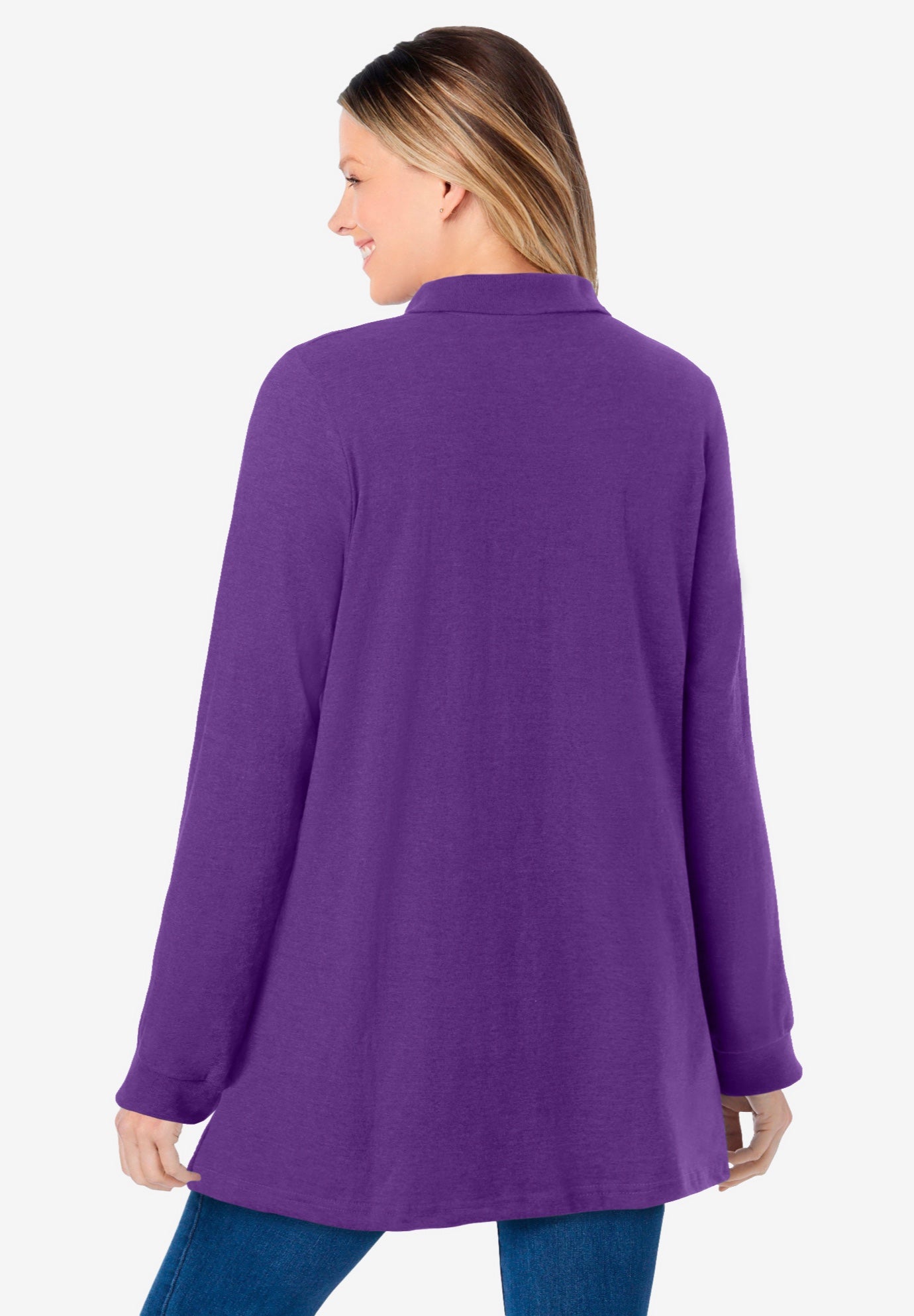 Long-Sleeve Polo Shirt image number 1