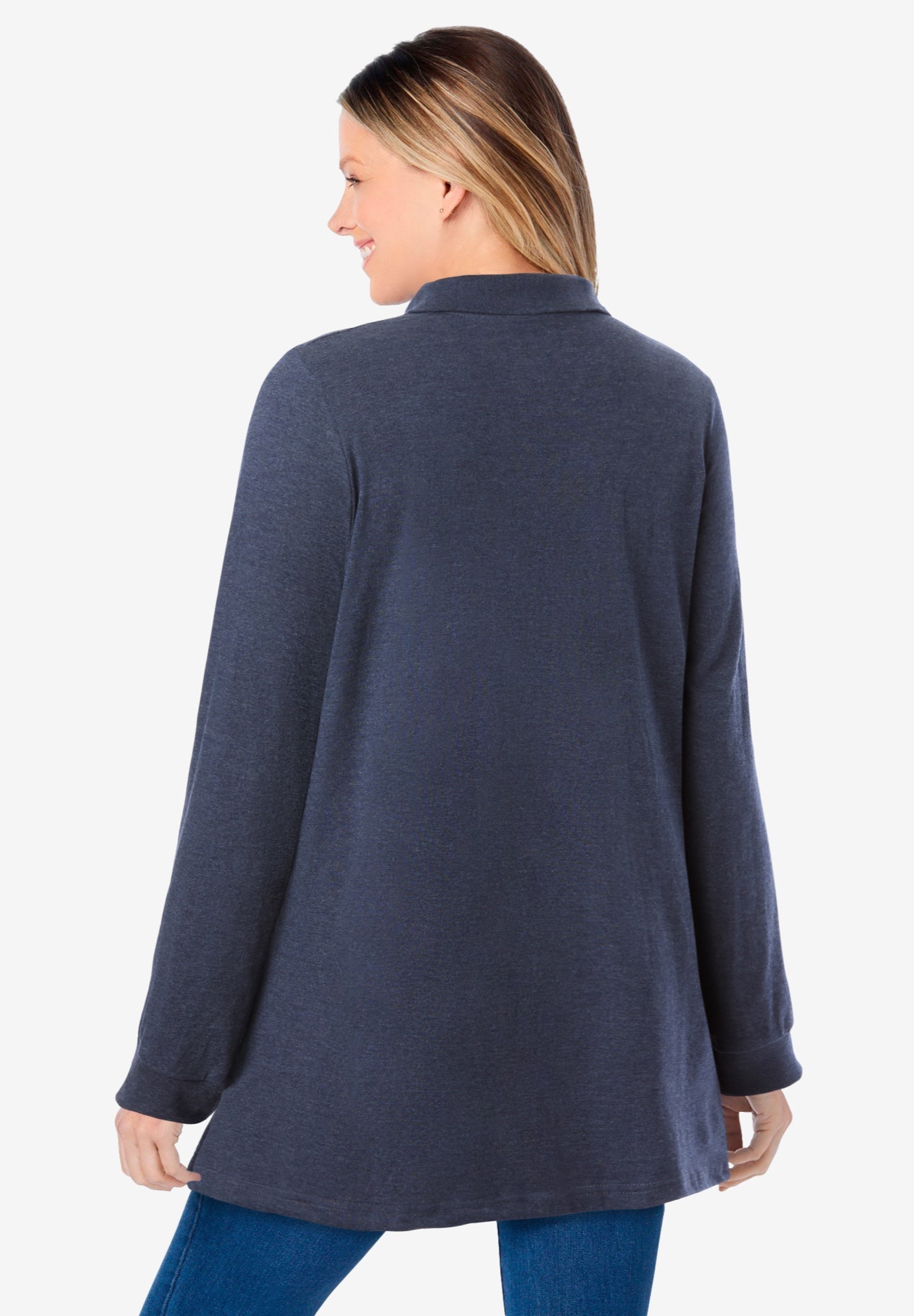 Long-Sleeve Polo Shirt image number 1