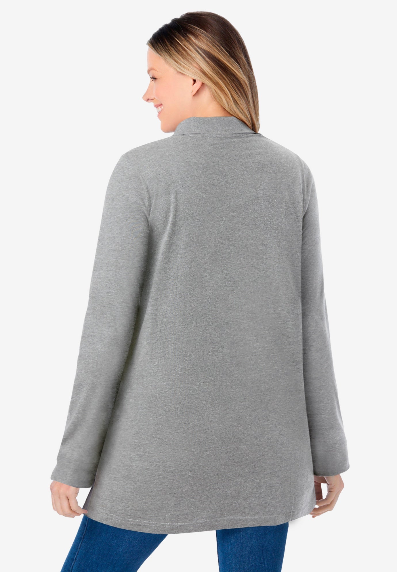 Long-Sleeve Polo Shirt image number 1