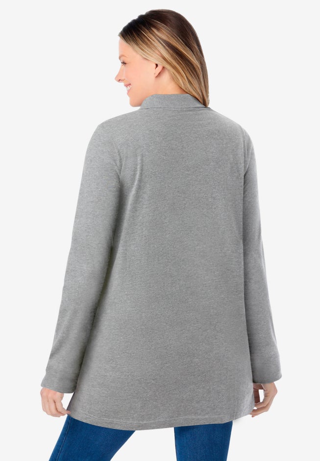 Long-Sleeve Polo Shirt image number 1