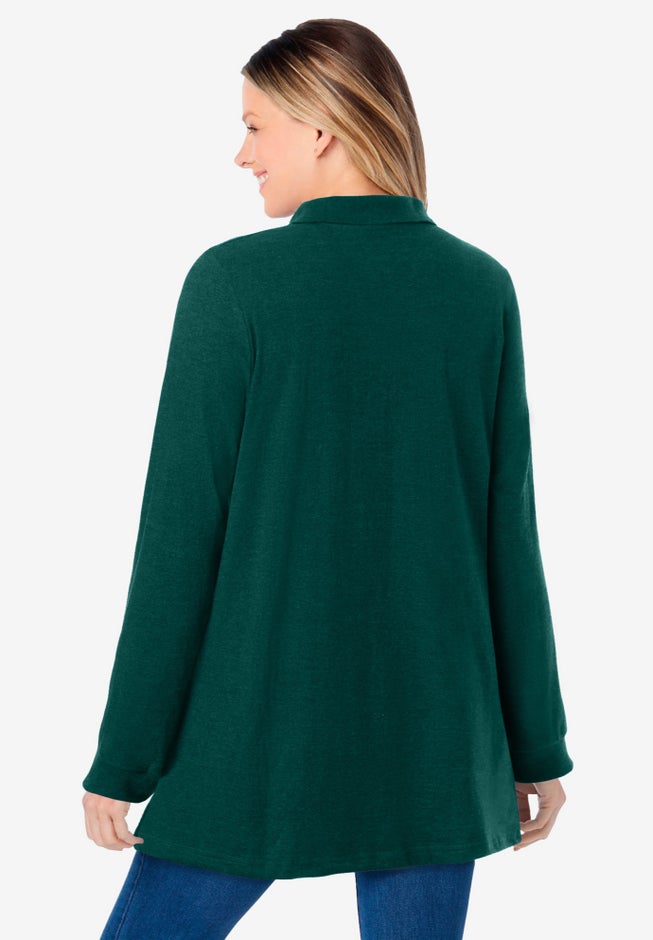 Long-Sleeve Polo Shirt image number 1