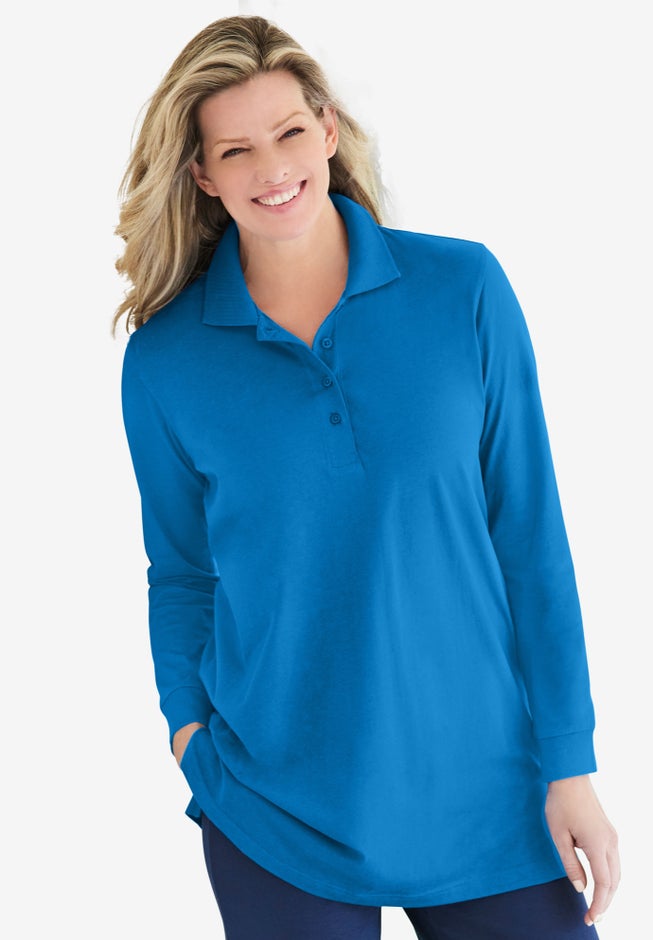 Long-Sleeve Polo Shirt image number 0