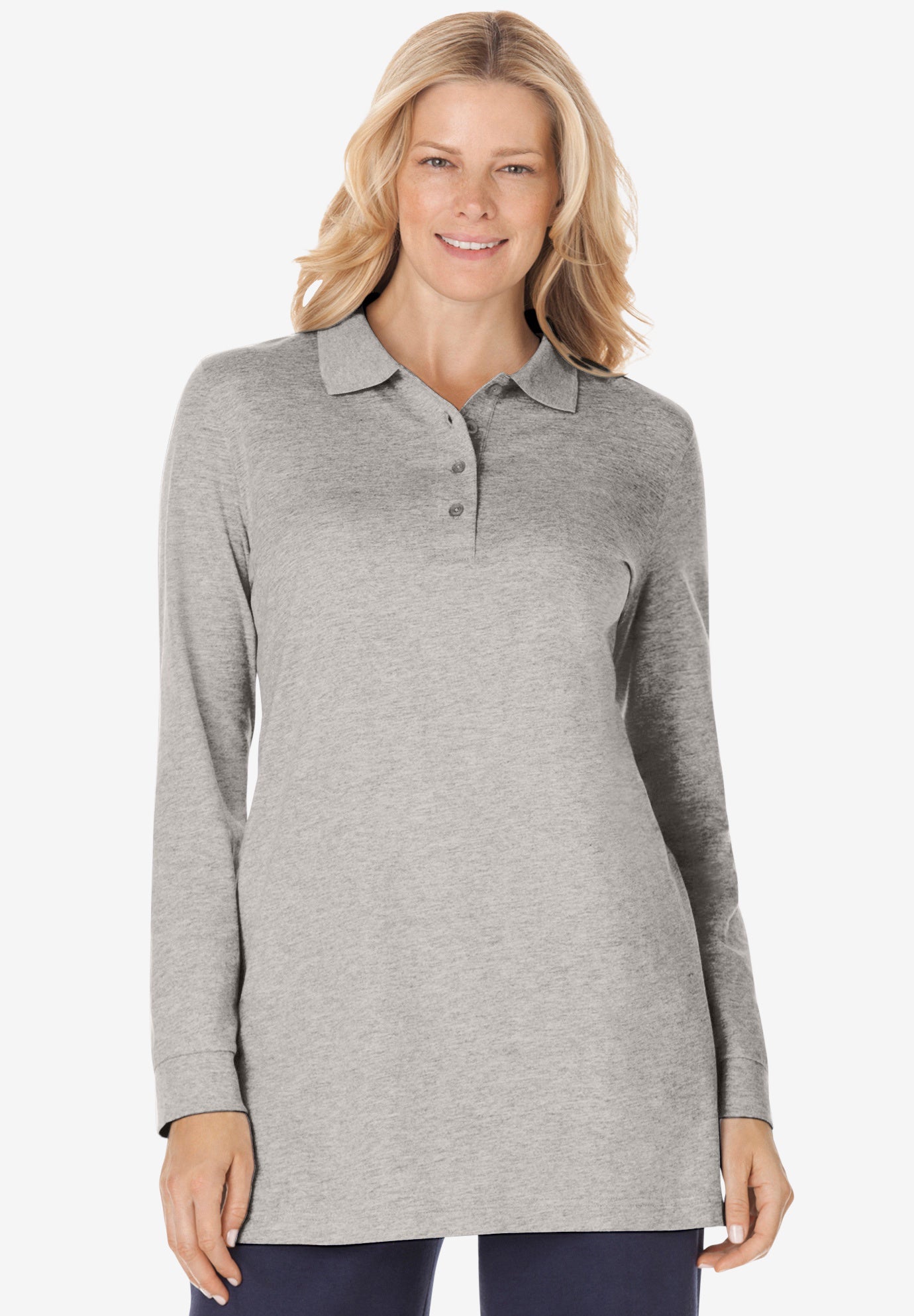 Long-Sleeve Polo Shirt image number 0