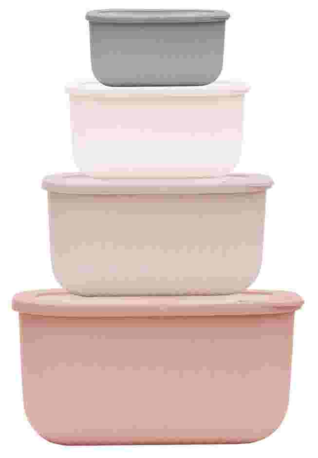 8-Pc. Plastic Food Storage Container Set image number 1