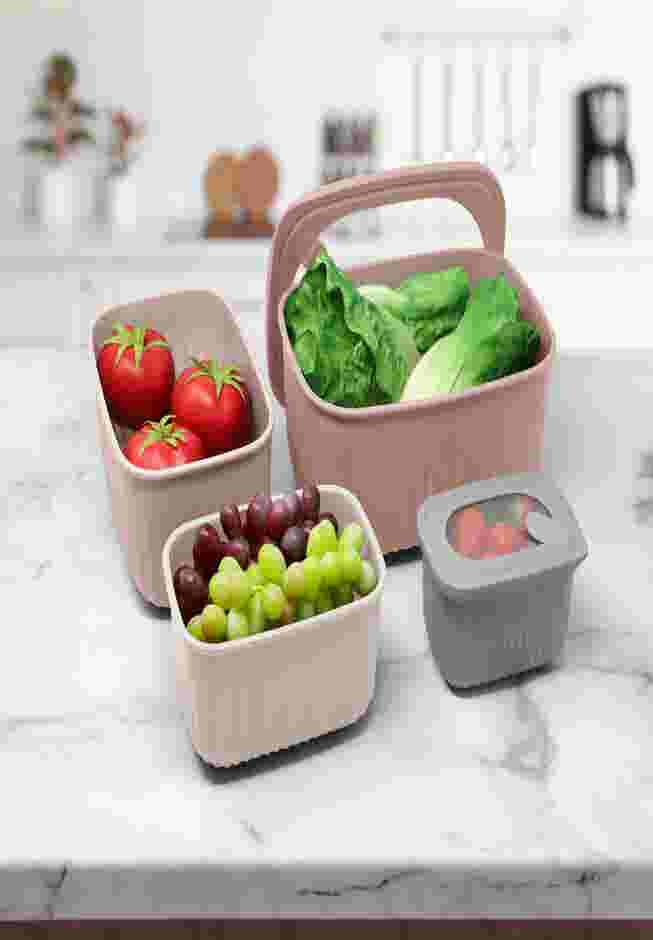 8-Pc. Plastic Food Storage Container Set image number 2
