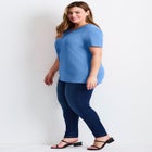 Triple Keyhole Short Sleeve Tee image number null