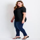 Triple Keyhole Short Sleeve Tee image number 2
