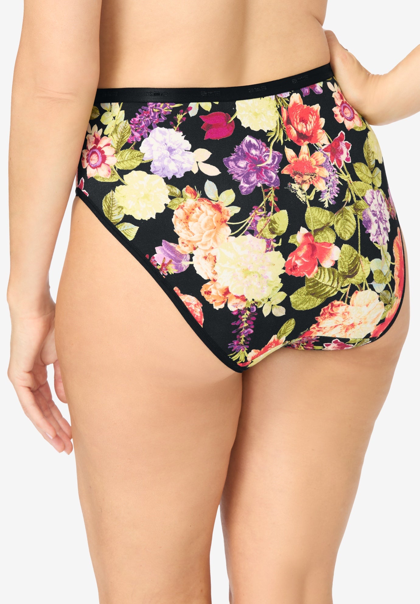 Hi-Cut Cotton/Spandex Panty 3-Pack image number 4