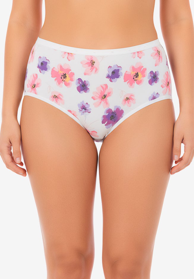 Hi-Cut Cotton/Spandex Panty 3-Pack image number 1