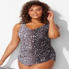 Sarong Front One Piece Swimsuit image number null